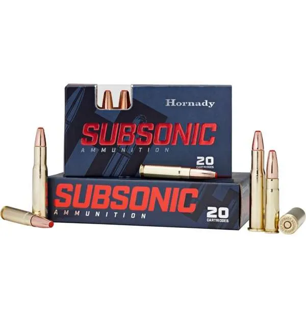 Hornady 350 Legend - 250 Grain Sub-X - 20 Rounds 10BX/CS