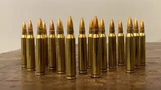 6.5 Grendel and 5.56 ammunition side by side