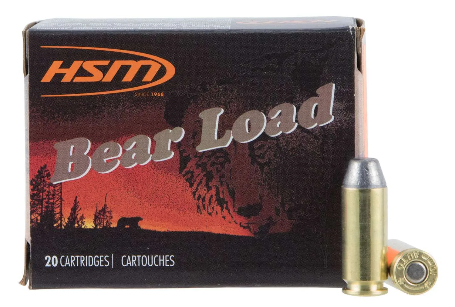 HSM Bear 10mm Auto 200gr Lead RNFP Gas Check