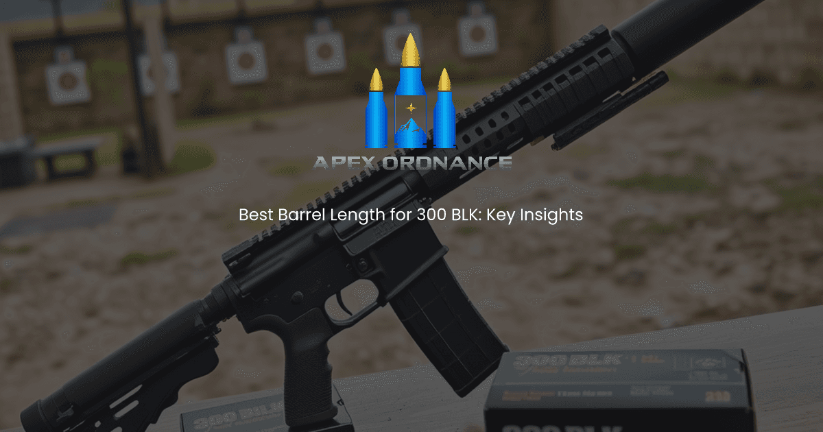 Best Barrel Length for 300 BLK Key Insights
